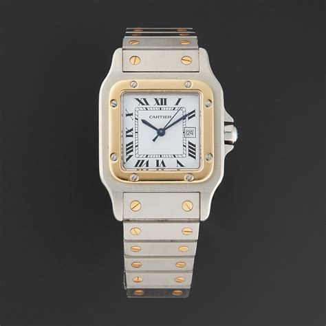 used cartier santos medium|cartier santos medium pre owned.